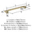 Mulholland Zinc Golden Champagne Cabinet Pull 13