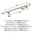 Radius Stainless Steel Golden Champagne Cabinet Pull 16