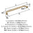 Renown Zinc Golden Champagne Cabinet Pull 14