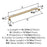 Renown Zinc Golden Champagne Cabinet Pull 15