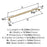Renown Zinc Golden Champagne Cabinet Pull 16