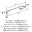 Revitalize Zinc Golden Champagne Cabinet Pull 18