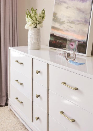 Riva Zinc Golden Champagne Cabinet Pull 19