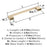 Riva Zinc Golden Champagne Cabinet Pull 13