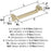Rockhurst Zinc Golden Champagne Cabinet Pull 9