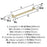 Rockhurst Zinc Golden Champagne Cabinet Pull 13