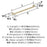 Rockhurst Zinc Golden Champagne Cabinet Pull 14
