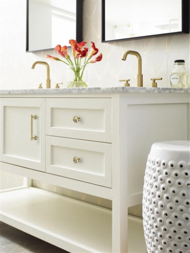Sea Grass Zinc Golden Champagne Cabinet Pull 8