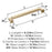 Stature Zinc Golden Champagne Cabinet Pull 16