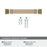 Townsend Zinc Golden Champagne Cabinet Pull 15