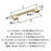 Versa Zinc Golden Champagne Cabinet Pull 11