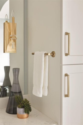 Mulholland Zinc Golden Champagne Cabinet Pull 18