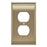 Candler Zinc Golden Champagne Wall Plate 1