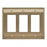 Candler Zinc Golden Champagne Wall Plate 1