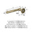 Arrondi Stainless Steel Golden Champagne Toilet Paper Holder 4