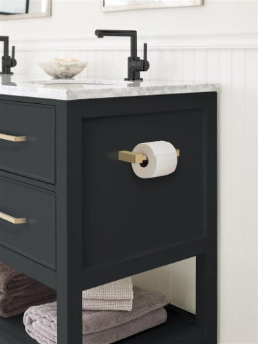Monument Zinc & Stainless Steel Golden Champagne Toilet Paper Holder 5