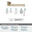 Revitalize Zinc & Stainless Steel Golden Champagne Toilet Paper Holder 3