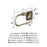 Stature Zinc Golden Champagne Toilet Paper Holder 2
