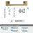Appoint Zinc & Stainless Steel Golden Champagne Towel Bar 7