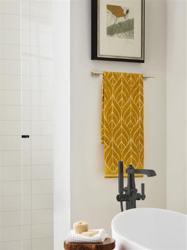 Bronx Zinc & Stainless Steel Golden Champagne Towel Bar 12