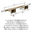 Bronx Zinc & Stainless Steel Golden Champagne Towel Bar 4
