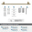 Davenport Zinc & Stainless Steel Golden Champagne Towel Bar 5
