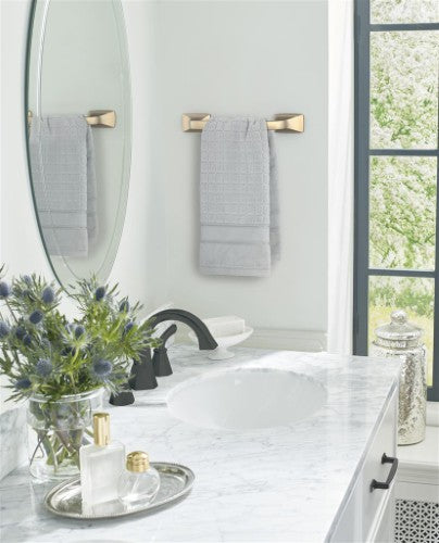 Highland Ridge Zinc & Stainless Steel Golden Champagne Towel Bar 11