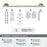 St. Vincent Zinc & Stainless Steel Golden Champagne Towel Bar 5