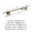 Stature Zinc & Stainless Steel Golden Champagne Towel Bar 5