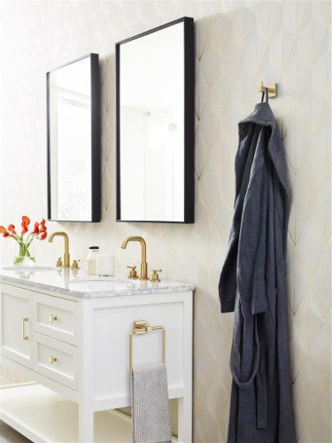Appoint Zinc & Aluminum Golden Champagne Towel Ring 5