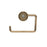 Arrondi Stainless Steel Golden Champagne Towel Ring 3