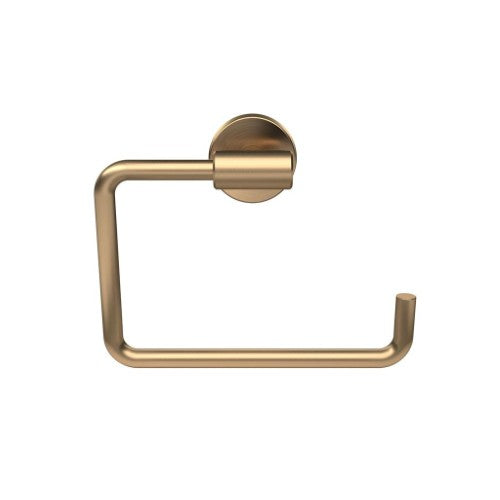 Arrondi Stainless Steel Golden Champagne Towel Ring 2