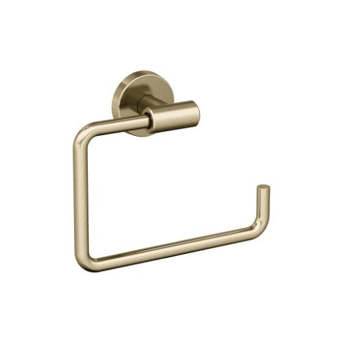 Arrondi Stainless Steel Golden Champagne Towel Ring 1