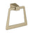 Blackrock Zinc Golden Champagne Towel Ring 1