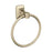 Highland Ridge Zinc & Stainless Steel Golden Champagne Towel Ring 1