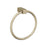 Monument Zinc & Aluminum Golden Champagne Towel Ring 1