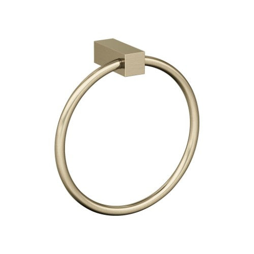 Monument Zinc & Aluminum Golden Champagne Towel Ring 1