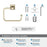 Mulholland Zinc Golden Champagne Towel Ring 3