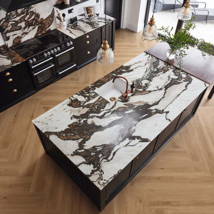 LooseLay Longboard Golden Danish Oak Luxury Vinyl Plank Flooring - Textured