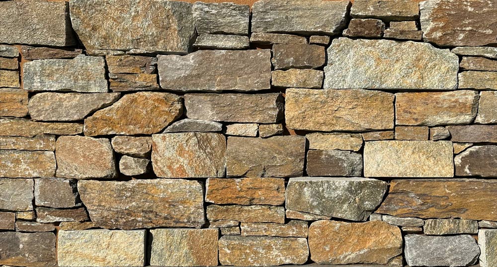 Full Ledger Sample - Grand Canyon Peak Quartzite Ledgestone - 8" x 22" x 3/4" - 1" Natural Cleft