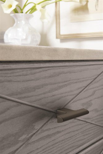 Riva Zinc Graphite Cabinet Knob 4