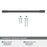 Riva Zinc Graphite Cabinet Pull 24
