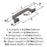 Westerly Zinc Graphite Cabinet Pull 9