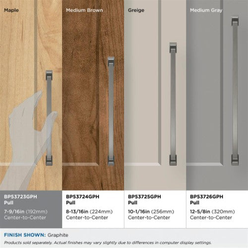 Westerly Zinc Graphite Cabinet Pull 27