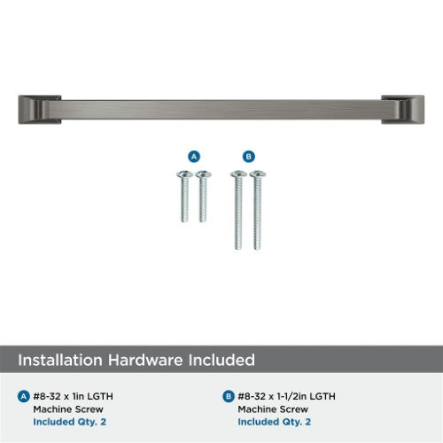 Westerly Zinc Graphite Cabinet Pull 22