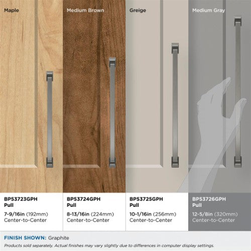 Westerly Zinc Graphite Cabinet Pull 30