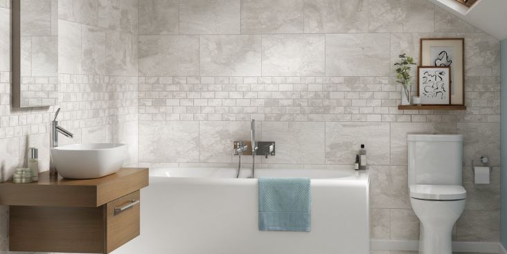 Laurel Heights Porcelain Gray Summit LH98 Tile Matte 2
