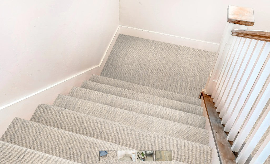 Arrieta Greige Wool Blend Carpet - Textured