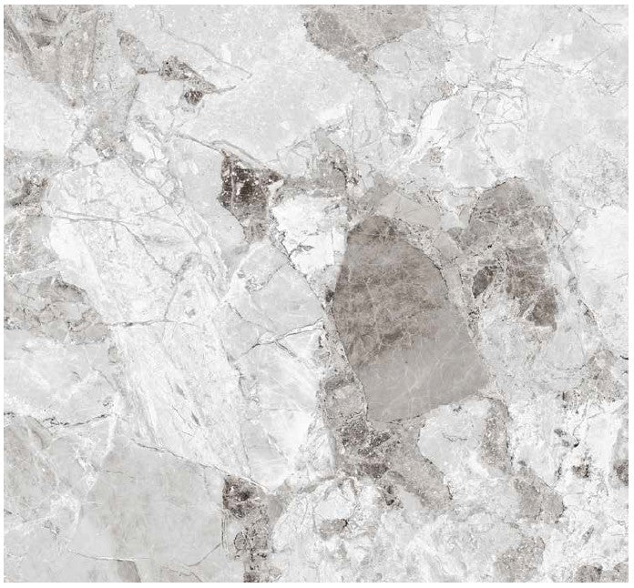 Porceluxe Grey Bardiglio Porcelain Tile - High Gloss