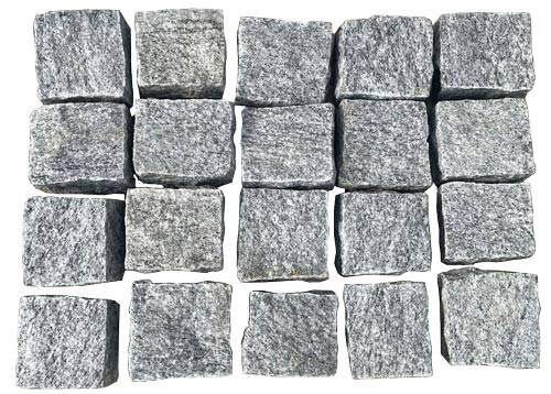 Grey Natural Cleft Granite Cobble | Lowest Price — Stone & Tile